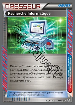 Carte Pokémon Recherche Informatique n°137 de la série Frontières Franchies