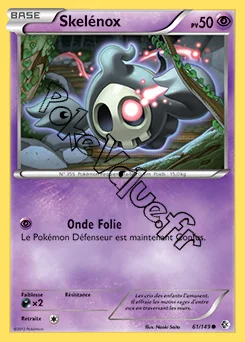 Carte Pokémon Skélénox n°61 de la série Frontières Franchies