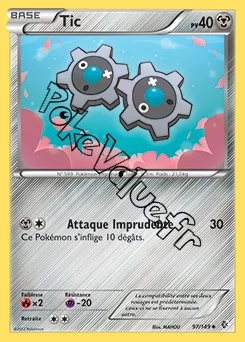 Carte Pokémon Tic n°97 de la série Frontières Franchies