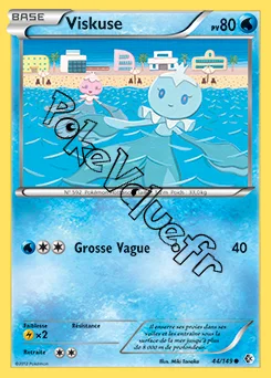 Carte Pokémon Viskuse n°44 de la série Frontières Franchies