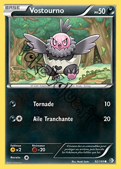 Carte Pokémon Vostourno n°92 de la série Frontières Franchies