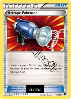 Carte Pokémon Attrape-Pokémon Reverse n°105 de la série Rupture Turbo