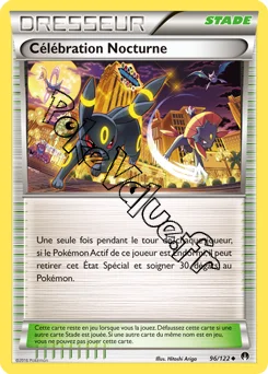 Carte Pokémon Célébration Nocturne n°96 de la série Rupture Turbo