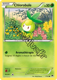 Carte Pokémon Chlorobule  n°7 de la série Rupture Turbo