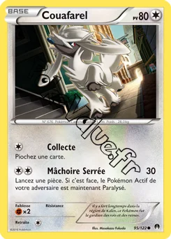 Carte Pokémon Couafarel  n°95 de la série Rupture Turbo