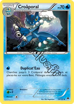 Carte Pokémon Croâporal  n°39 de la série Rupture Turbo