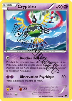 Carte Pokémon Cryptéro  n°55 de la série Rupture Turbo