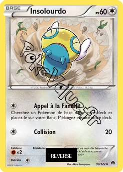 Carte Pokémon Dunsparce  Reverse n°90 de la série Rupture Turbo