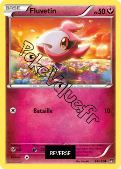 Carte Pokémon Fluvetin  Reverse n°84 de la série Rupture Turbo