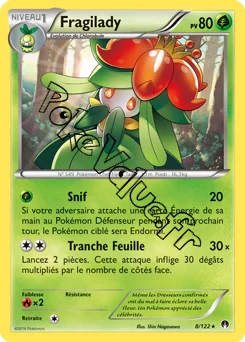 Carte Pokémon Fragilady  n°8 de la série Rupture Turbo