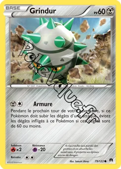 Carte Pokémon Grindur  n°79 de la série Rupture Turbo
