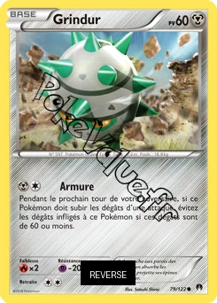 Carte Pokémon Grindur  Reverse n°79 de la série Rupture Turbo