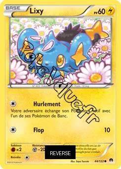 Carte Pokémon Lixy  Reverse n°44 de la série Rupture Turbo