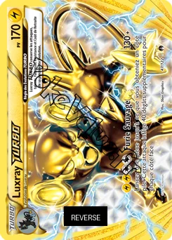 Carte Pokémon Luxray TURBO  Reverse n°47 de la série Rupture Turbo