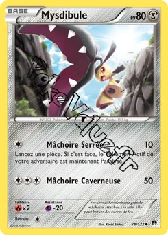 Carte Pokémon Mawile  n°78 de la série Rupture Turbo