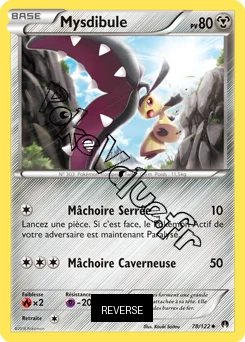 Carte Pokémon Mawile  Reverse n°78 de la série Rupture Turbo