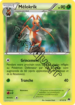 Carte Pokémon Mélokrik  n°6 de la série Rupture Turbo