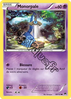 Carte Pokémon Monorpale  n°60 de la série Rupture Turbo