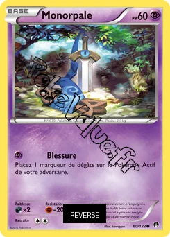 Carte Pokémon Monorpale  Reverse n°60 de la série Rupture Turbo