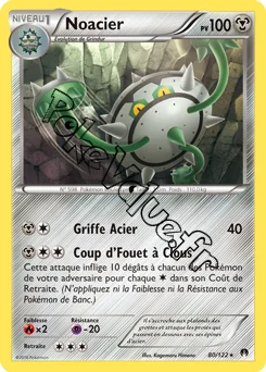 Carte Pokémon Noacier  n°80 de la série Rupture Turbo