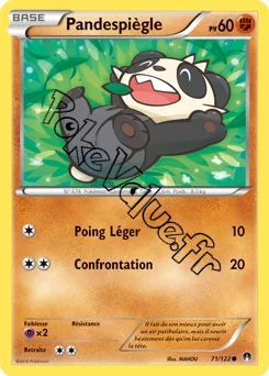 Carte Pokémon Pandespiègle  n°71 de la série Rupture Turbo