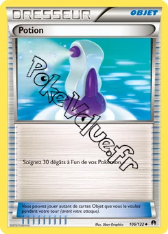Carte Pokémon Potion n°106 de la série Rupture Turbo