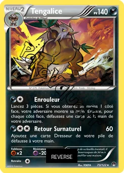 Carte Pokémon Shiftry  Reverse n°73 de la série Rupture Turbo