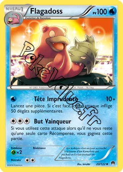 Carte Pokémon Slowbro  n°20 de la série Rupture Turbo