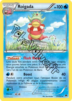Carte Pokémon Slowking  n°21 de la série Rupture Turbo