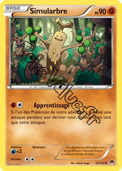 Carte Pokémon Sudowoodo  n°67 de la série Rupture Turbo