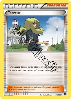 Carte Pokémon Terreur n°98 de la série Rupture Turbo