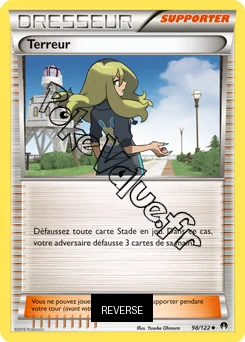 Carte Pokémon Terreur Reverse n°98 de la série Rupture Turbo