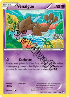 Carte Pokémon Venalgue  n°63 de la série Rupture Turbo