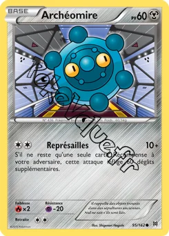 Carte Pokémon Archéomire  n°95 de la série Impulsion Turbo