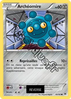 Carte Pokémon Archéomire  Reverse n°95 de la série Impulsion Turbo