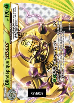 Carte Pokémon Blindépique TURBO  Reverse n°12 de la série Impulsion Turbo
