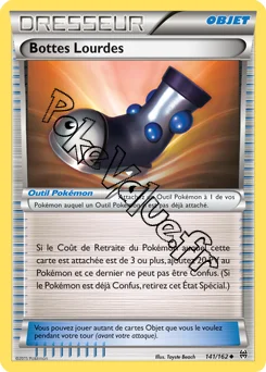 Carte Pokémon Bottes Lourdes n°141 de la série Impulsion Turbo