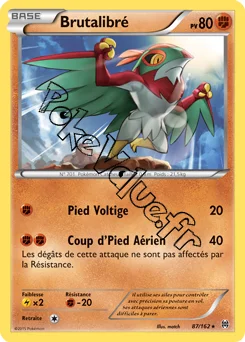 Carte Pokémon Brutalibré  n°87 de la série Impulsion Turbo