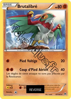 Carte Pokémon Brutalibré  Reverse n°87 de la série Impulsion Turbo