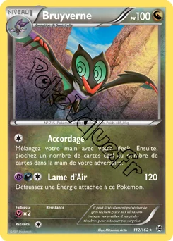 Carte Pokémon Bruyverne  n°112 de la série Impulsion Turbo