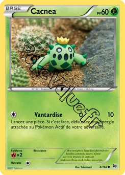 Carte Pokémon Cacnea  n°4 de la série Impulsion Turbo
