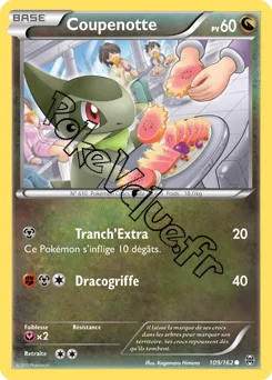 Carte Pokémon Coupenotte  n°109 de la série Impulsion Turbo