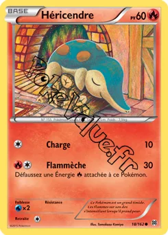 Carte Pokémon Cyndaquil  n°18 de la série Impulsion Turbo