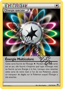 Carte Pokémon Énergie Multicolore n°152 de la série Impulsion Turbo
