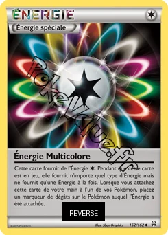 Carte Pokémon Énergie Multicolore Reverse n°152 de la série Impulsion Turbo
