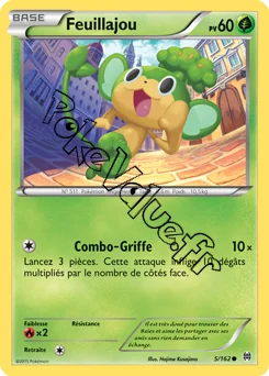 Carte Pokémon Feuillajou  n°5 de la série Impulsion Turbo