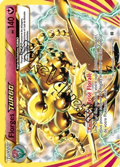 Carte Pokémon Florges BREAK  n°104 de la série Impulsion Turbo