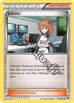 Carte Pokémon Juliette n°134 de la série Impulsion Turbo