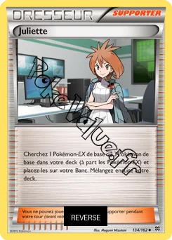 Carte Pokémon Juliette Reverse n°134 de la série Impulsion Turbo