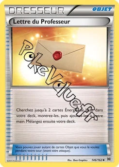 Carte Pokémon Lettre du Professeur n°146 de la série Impulsion Turbo